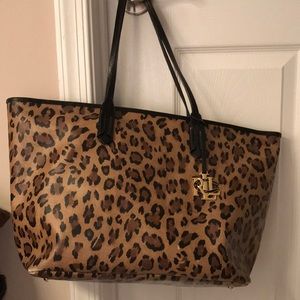 Ralph Lauren leopard Tote